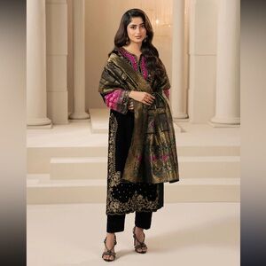 pakistani limelight velvet dress